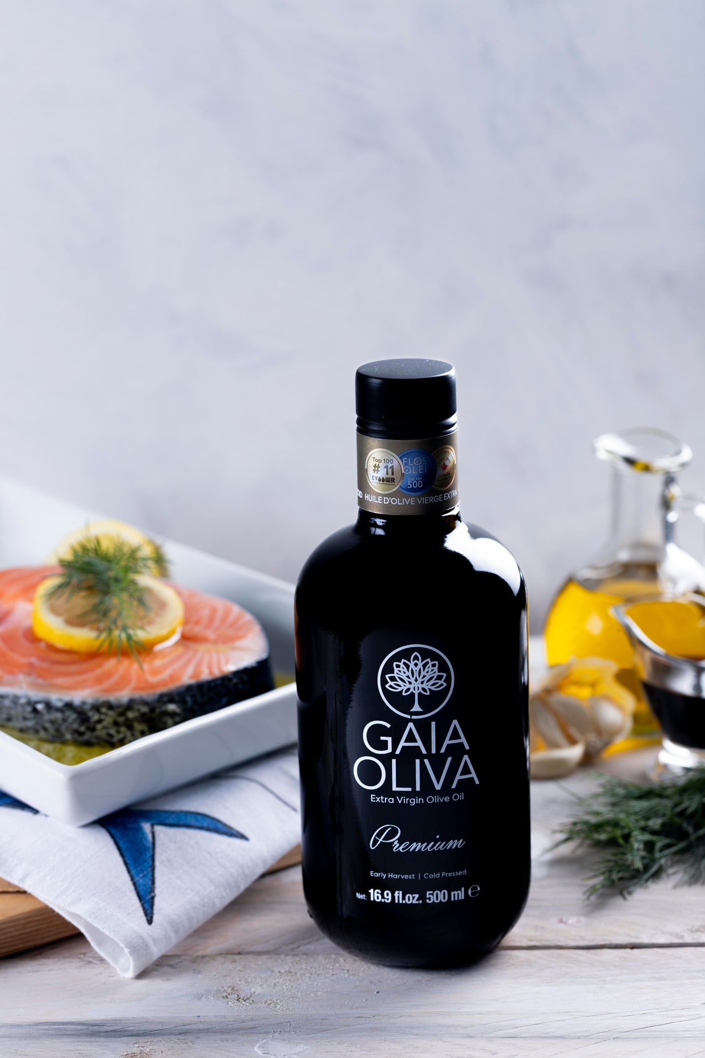Intense Flavor: Gaia Oliva PREMIUM Finishing EVOO 500 ML