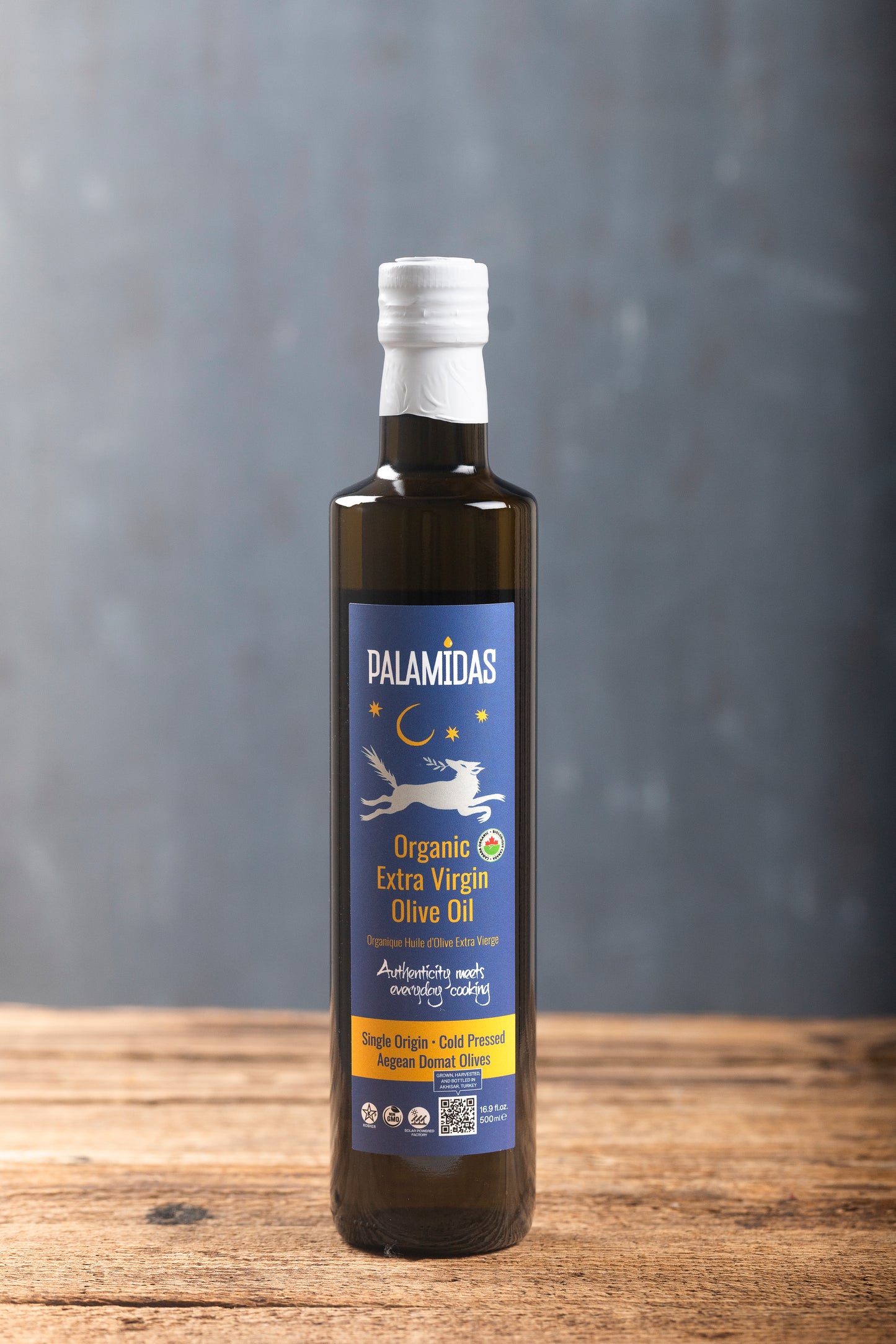 Medium Intensity and Fruity: Palamidas Organic Extra Virgin Olive Oil 500 ML